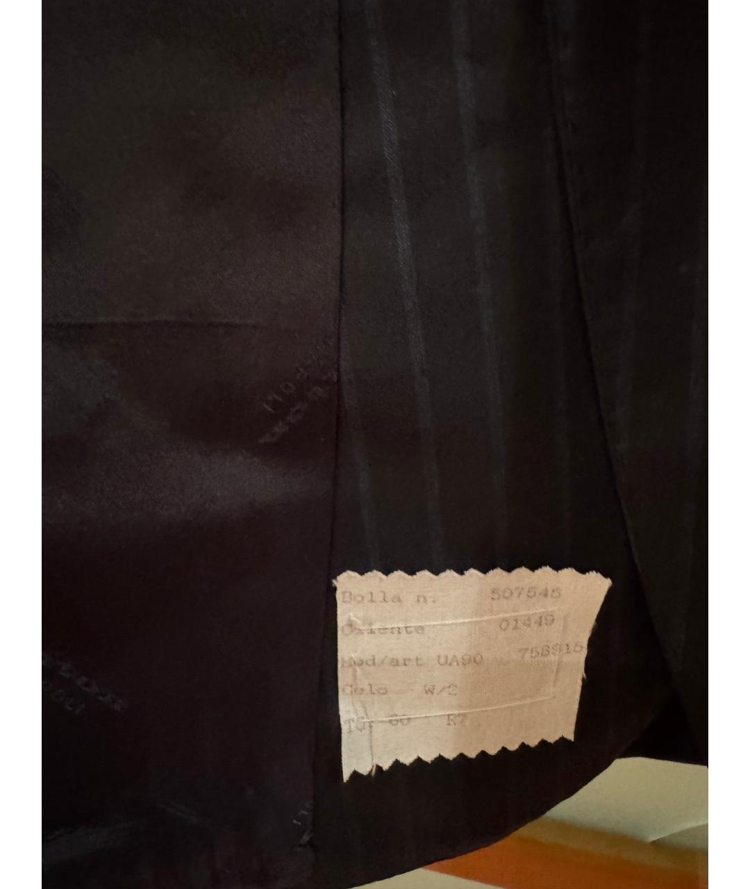 KITON Темно-синий классический костюм, фото 8