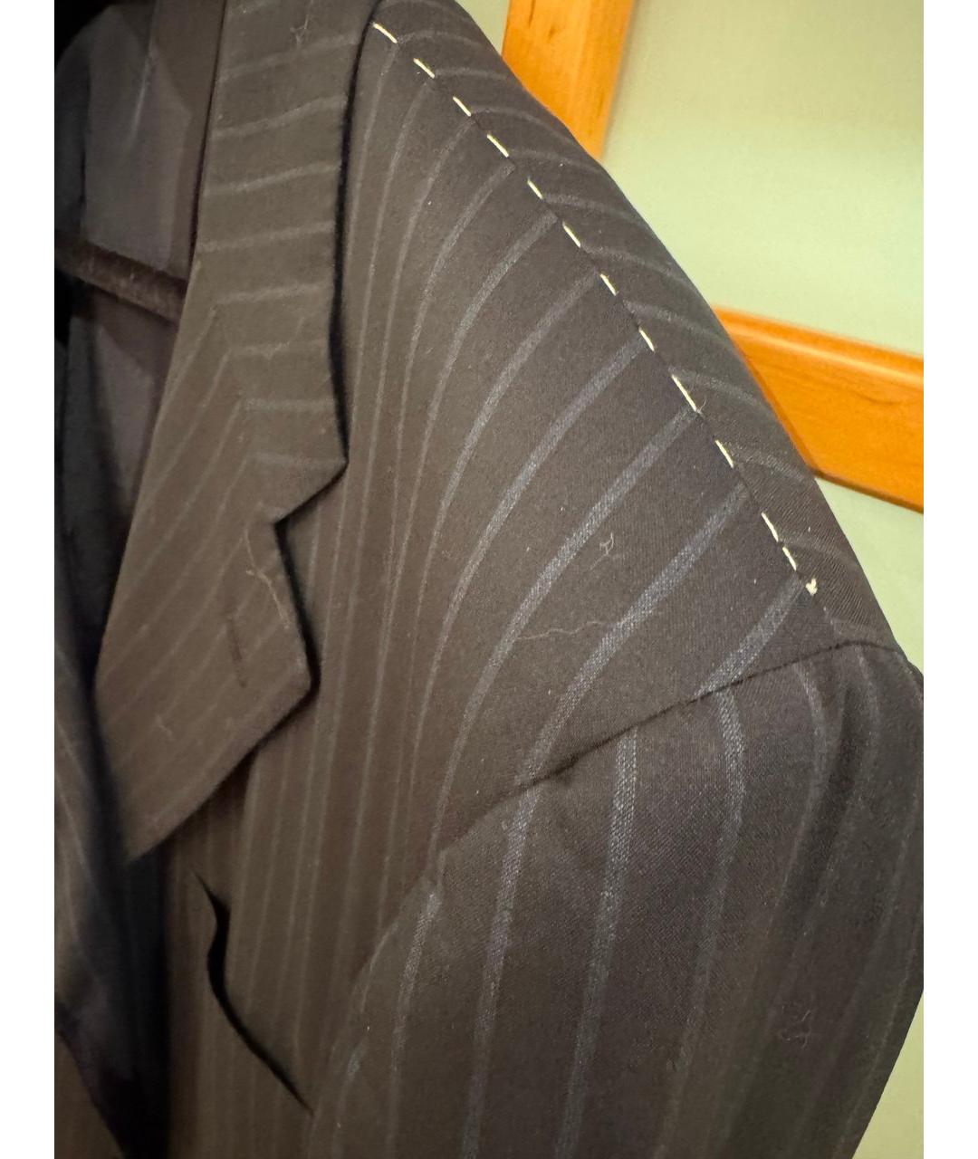 KITON Темно-синий классический костюм, фото 6