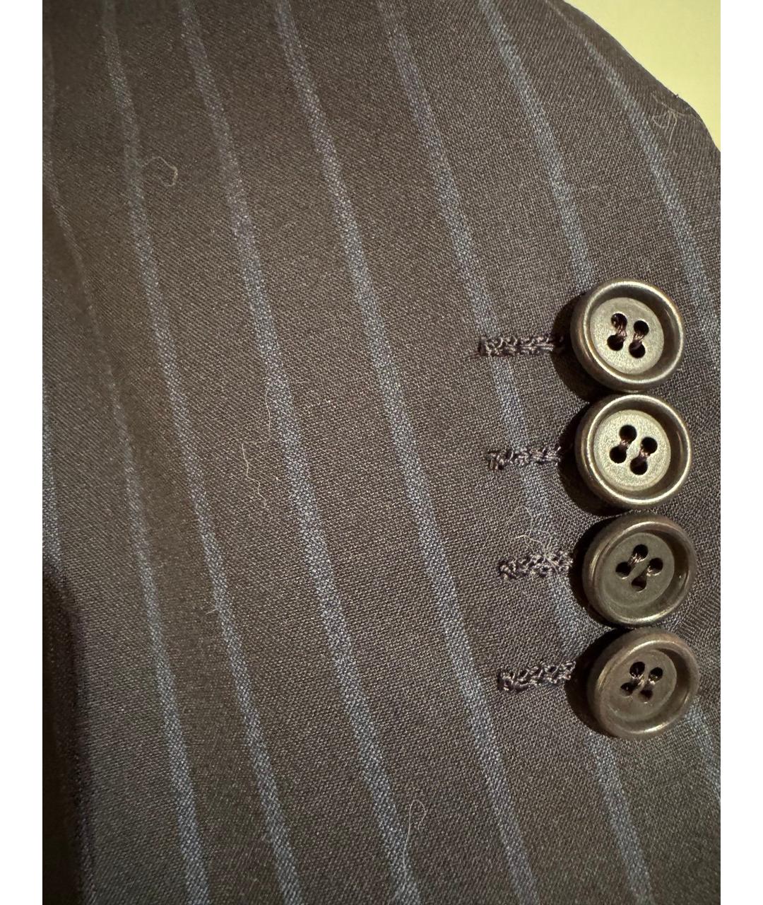 KITON Темно-синий классический костюм, фото 5