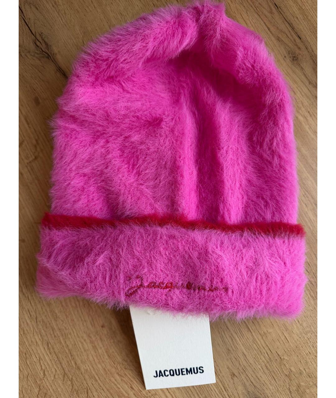 JACQUEMUS Розовая шапка, фото 9