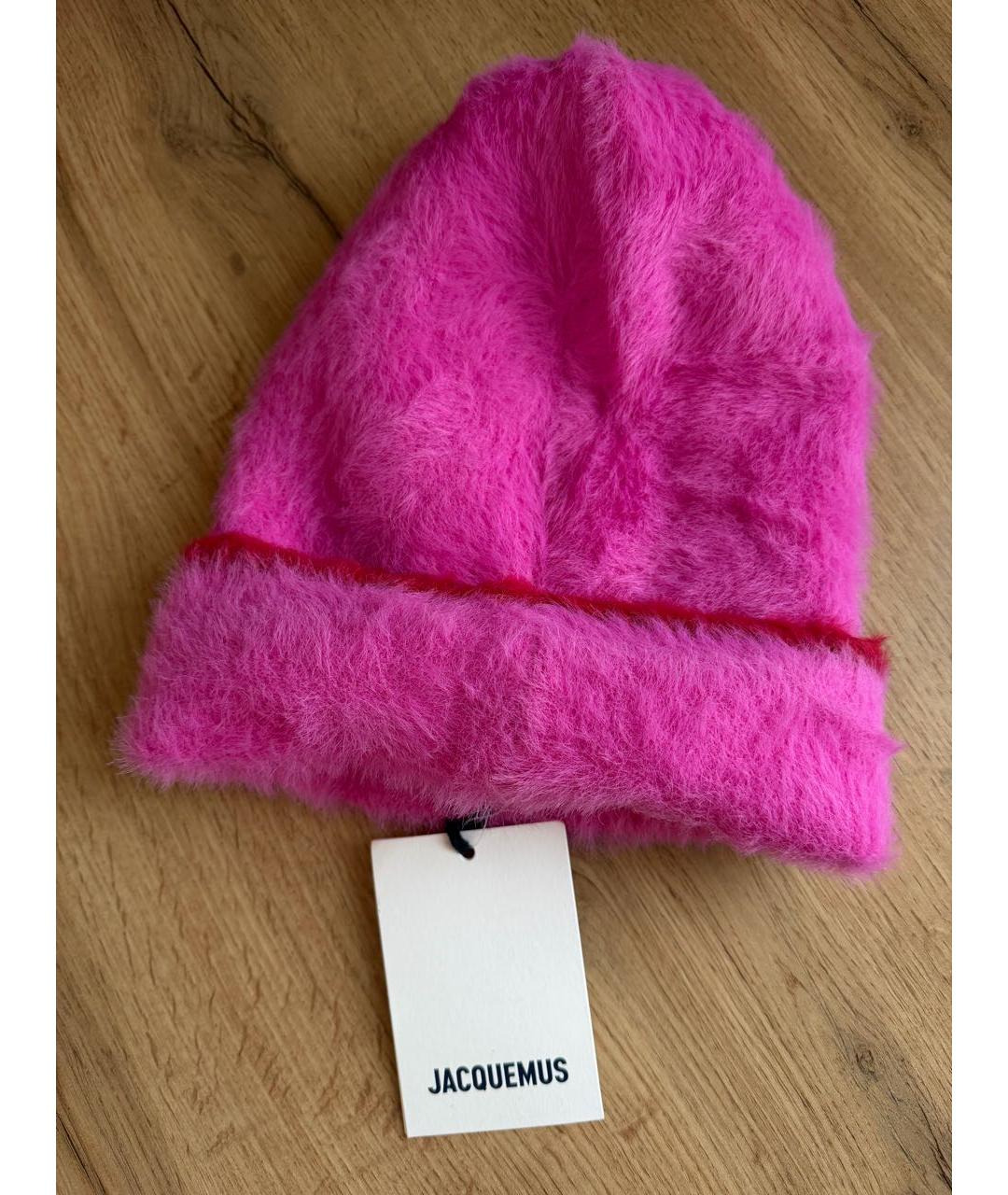 JACQUEMUS Розовая шапка, фото 2