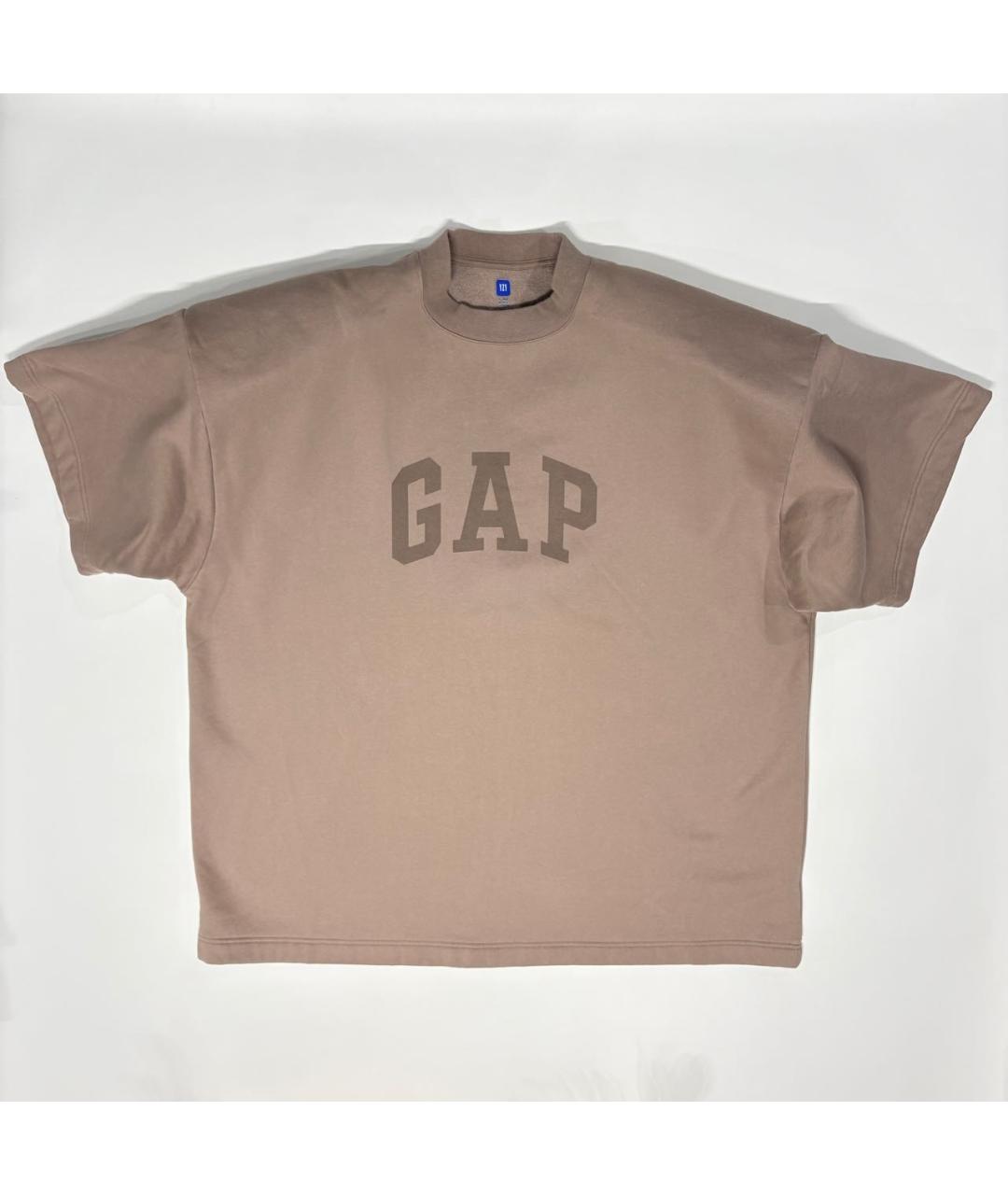 YEEZY Бежевая хлопковая футболка, фото 9