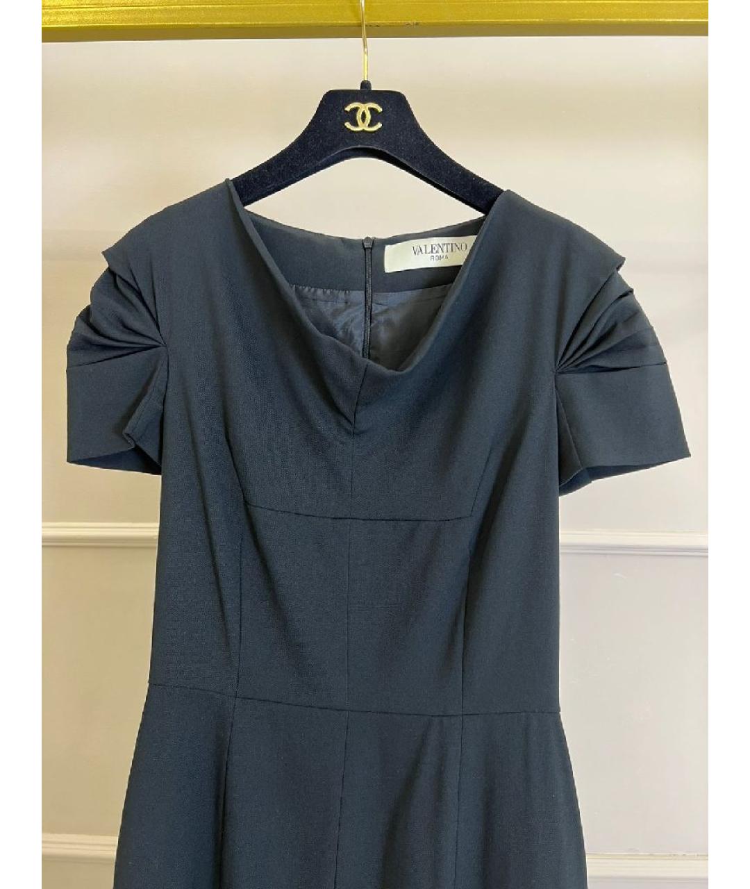VALENTINO Черное повседневное платье, фото 3