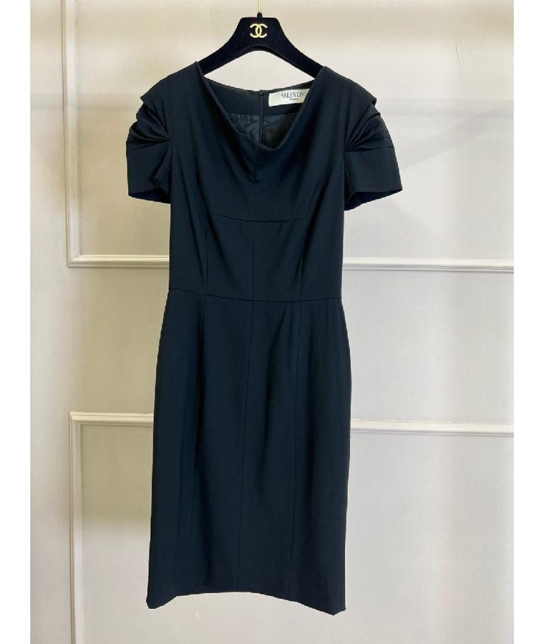 VALENTINO Черное повседневное платье, фото 7
