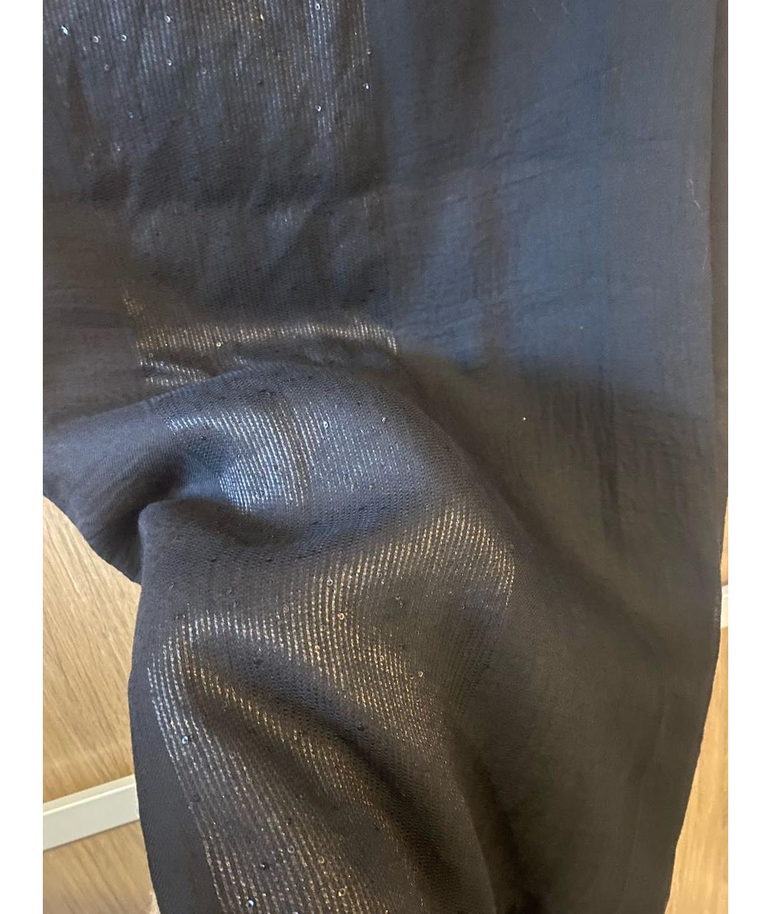 SEVENTY Черный шарф, фото 2