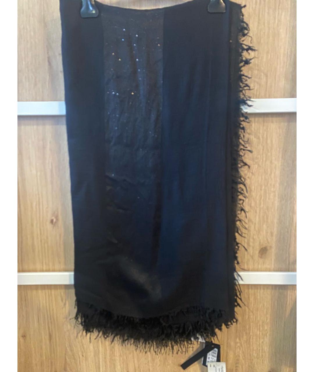 SEVENTY Черный шарф, фото 6