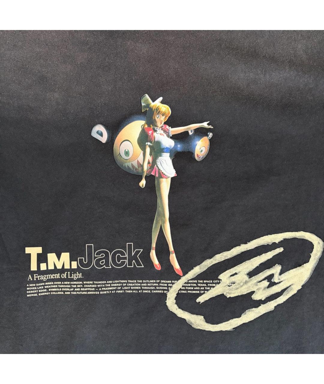 CACTUS JACK BY TRAVIS SCOTT Черная хлопковая футболка, фото 7