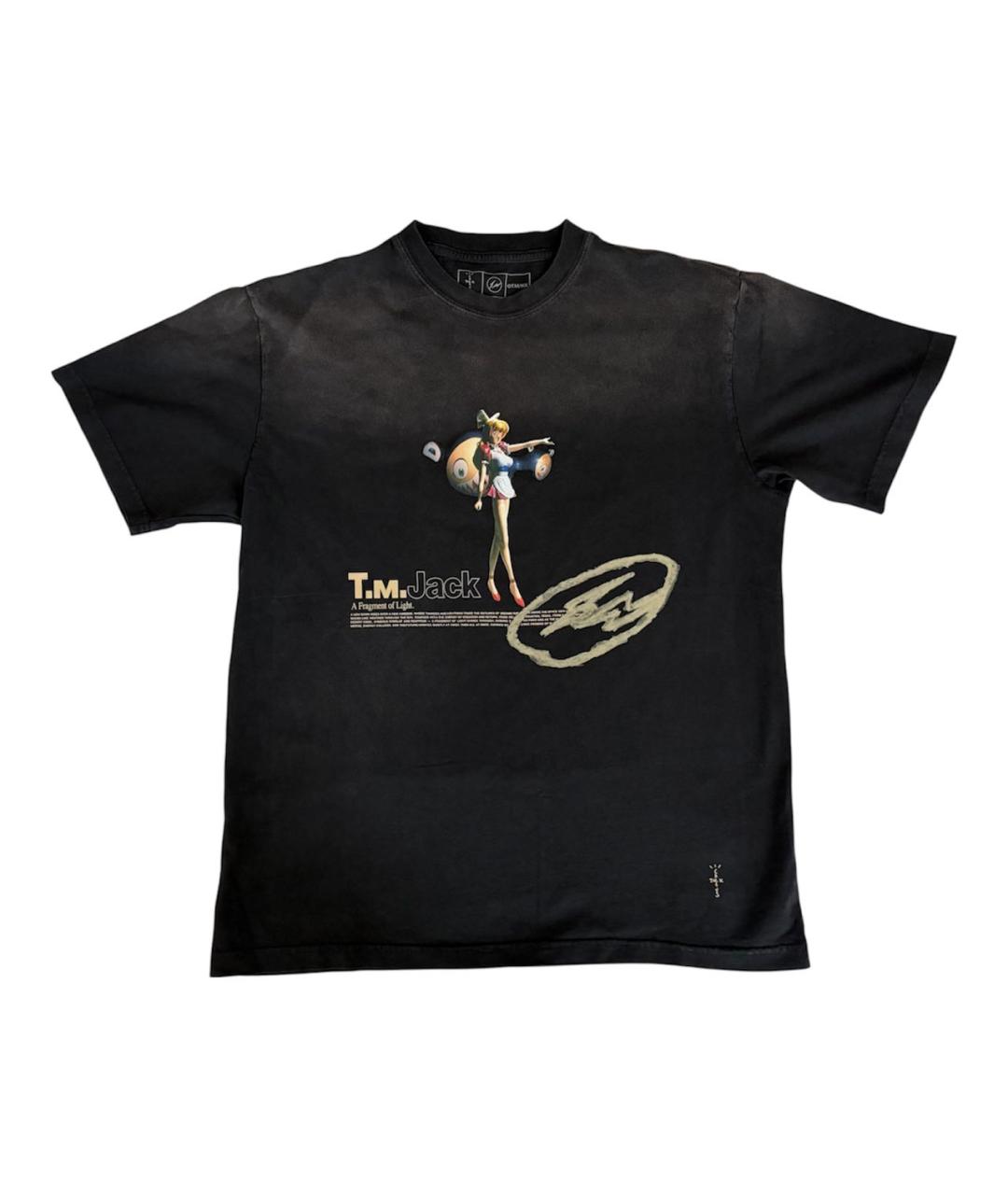 CACTUS JACK BY TRAVIS SCOTT Черная хлопковая футболка, фото 9