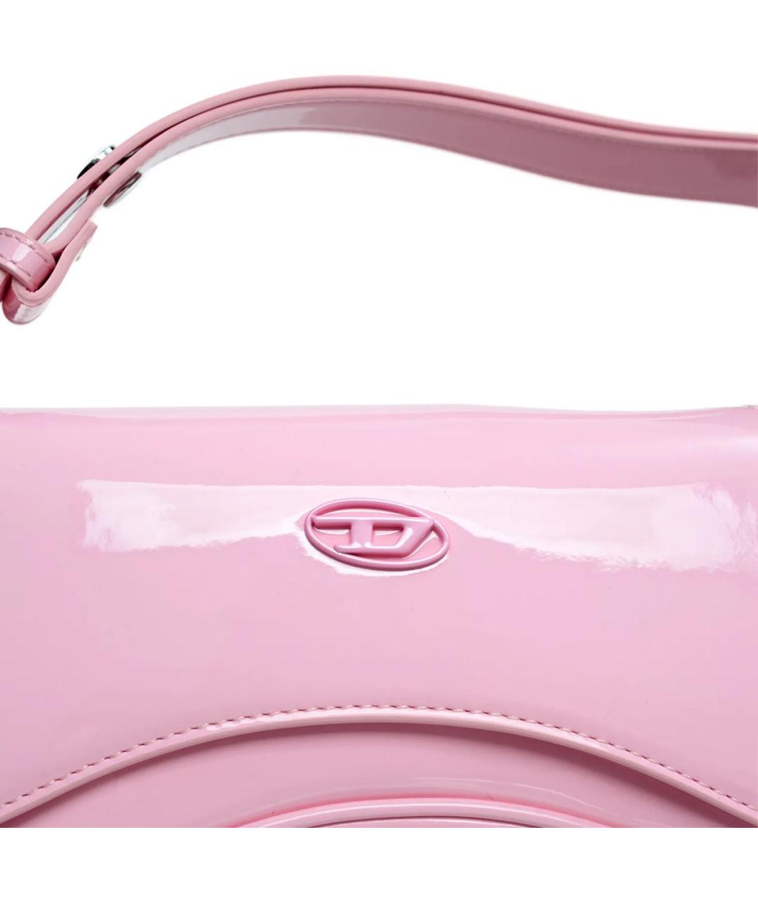 DIESEL Розовая сумка через плечо, фото 4