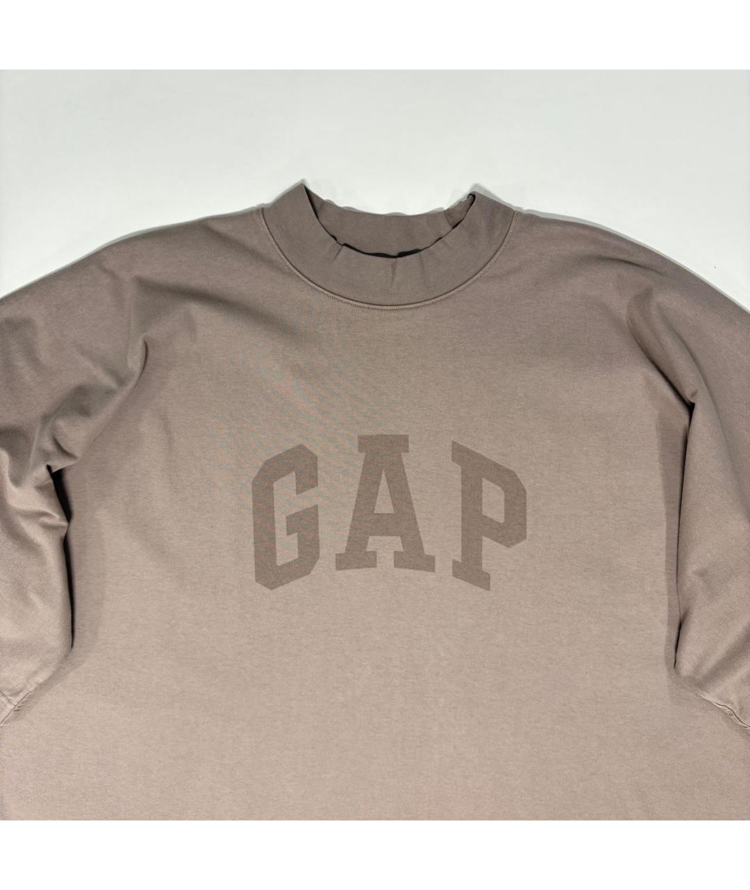 YEEZY Бежевая хлопковая футболка, фото 2