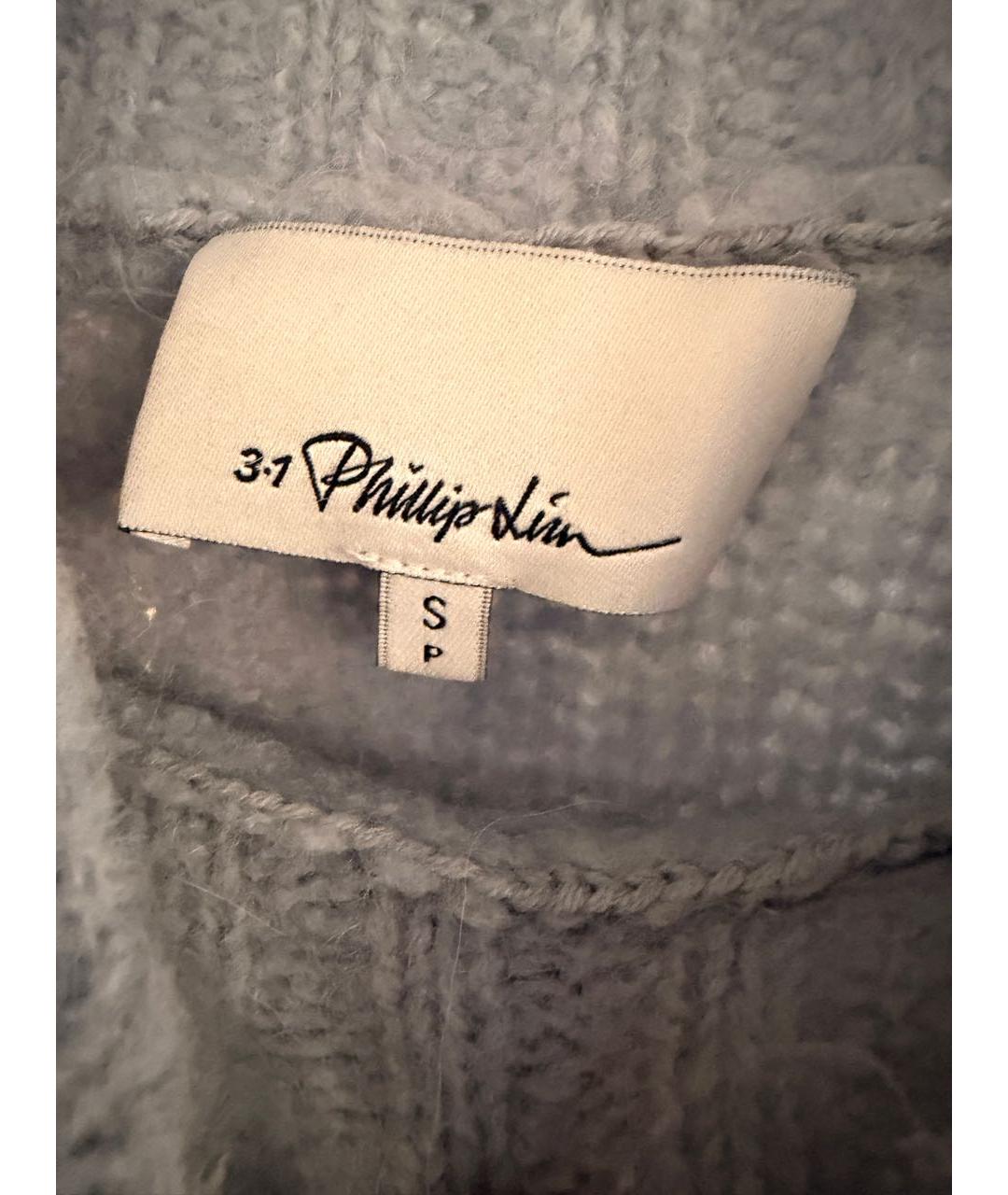 3.1 PHILLIP LIM Серый шерстяной джемпер / свитер, фото 3