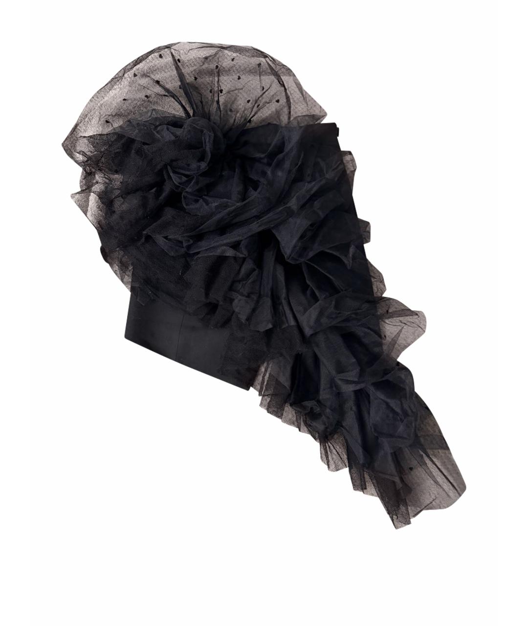 SAINT LAURENT Черная юбка мини, фото 1