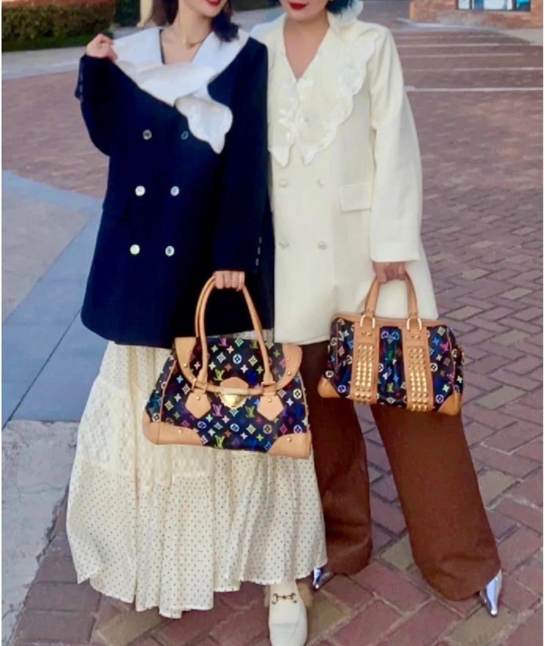 LOUIS VUITTON Черная кожаная сумка с короткими ручками, фото 4