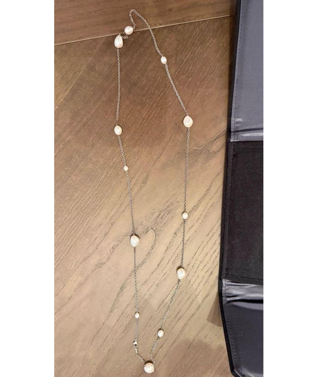 TIFFANY&CO Белое серебряное колье, фото 2