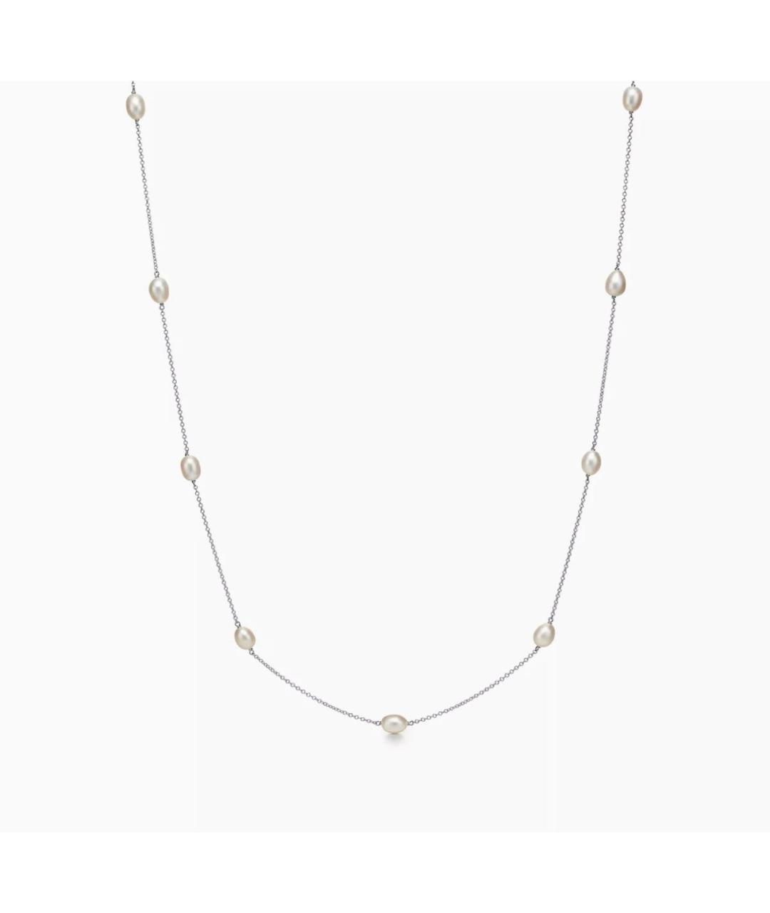 TIFFANY&CO Белое серебряное колье, фото 7