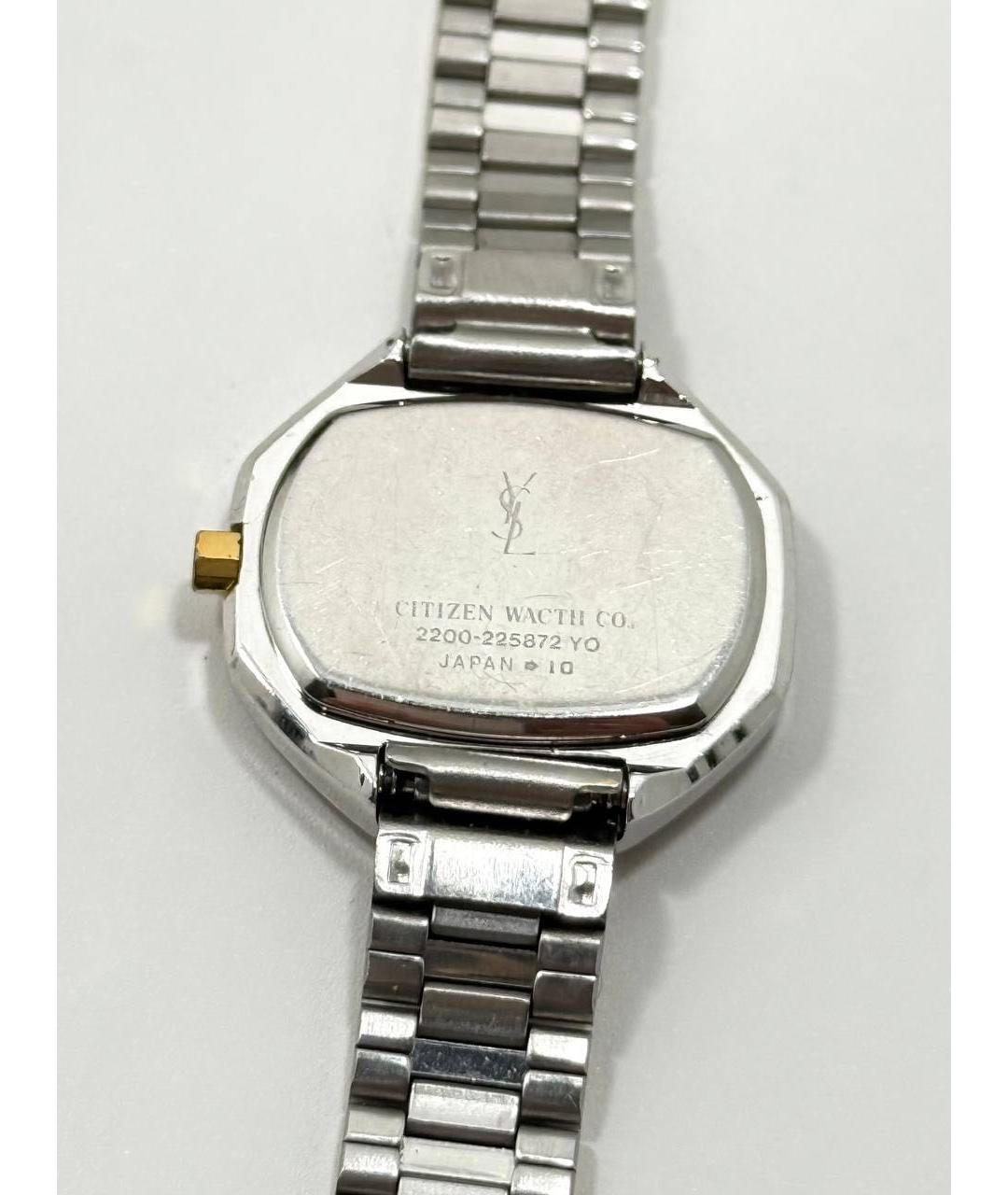 SAINT LAURENT Серебряные стальные часы, фото 4