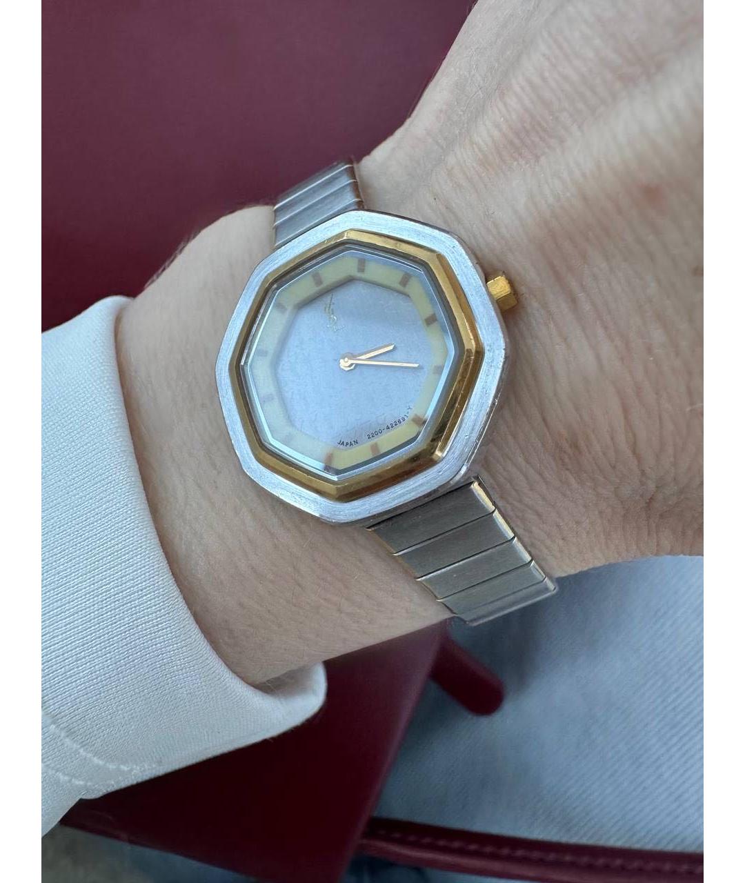 SAINT LAURENT Серебряные стальные часы, фото 7