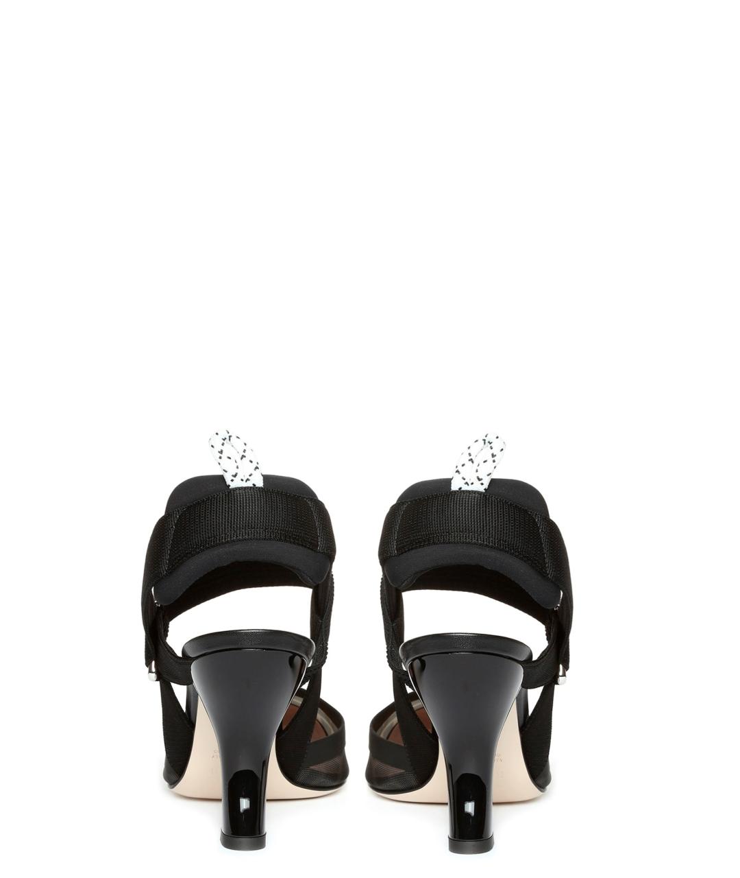 FENDI Черные текстильные туфли, фото 3