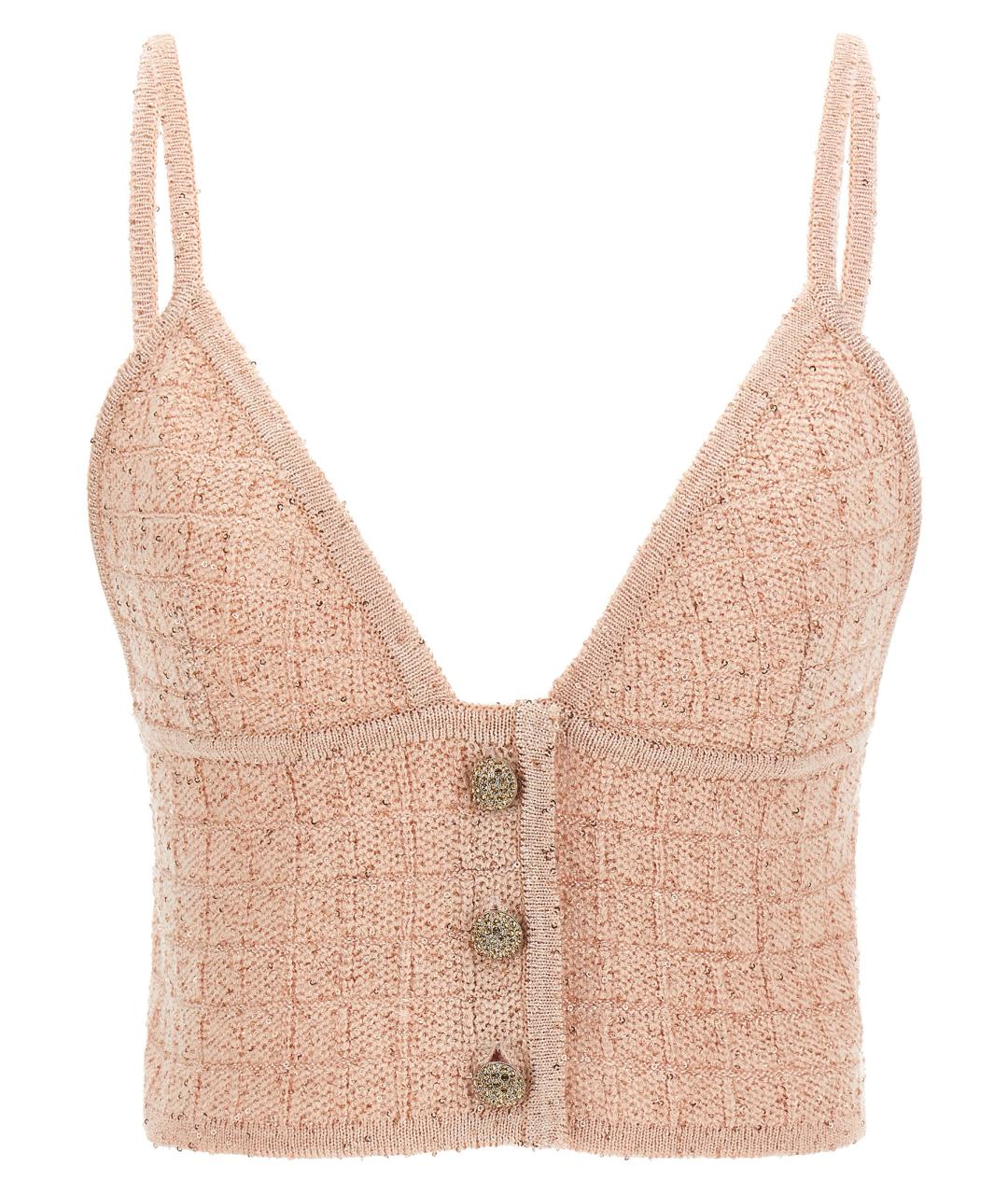 ALESSANDRA RICH Розовая полиэстеровая блузы, фото 1