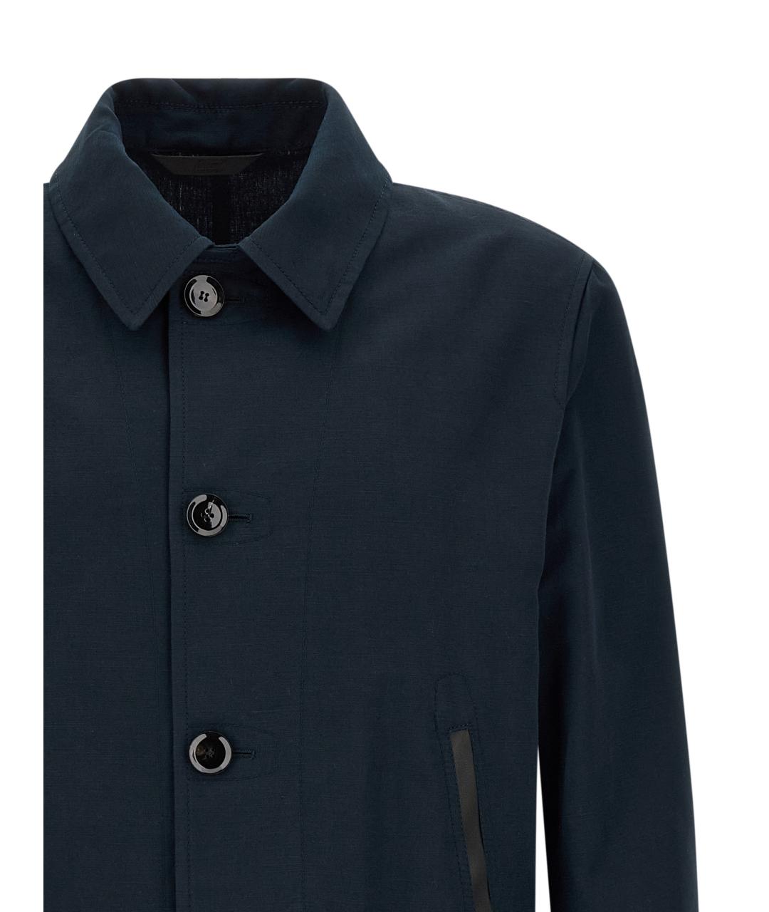 BRIONI Синяя льняная куртка, фото 3