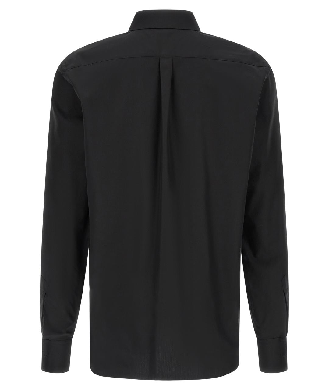DOLCE&GABBANA Черная хлопковая кэжуал рубашка, фото 2