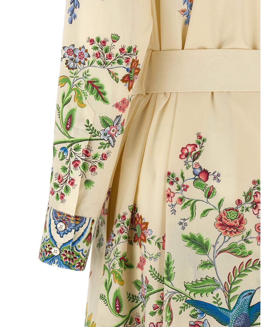 ETRO Мульти хлопковое повседневное платье, фото 4