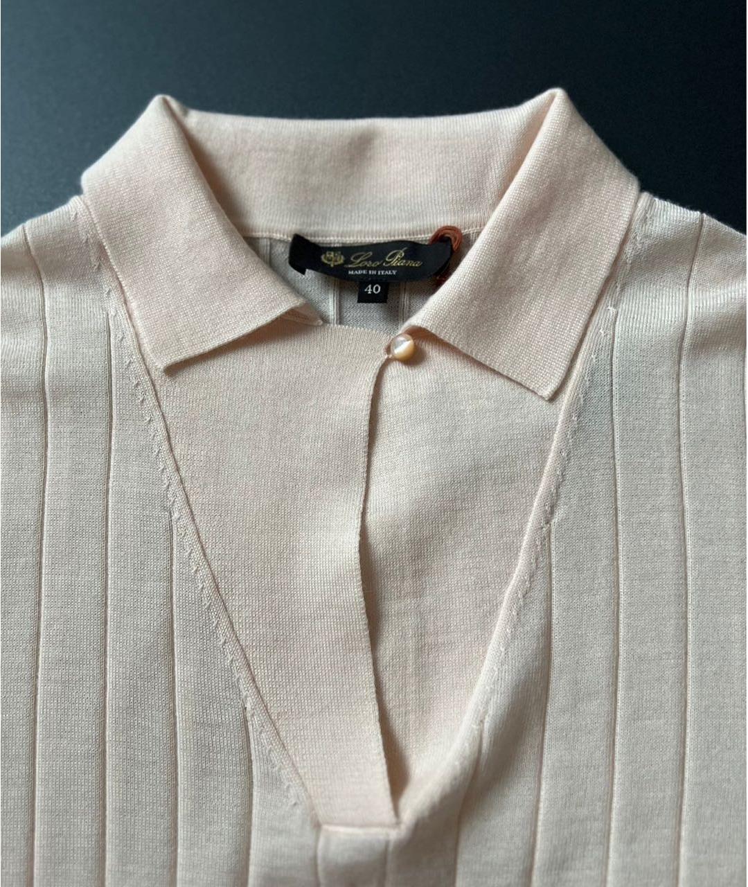 LORO PIANA Розовый джемпер / свитер, фото 8