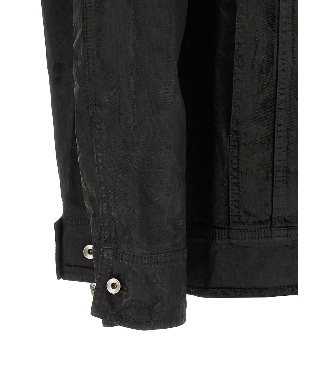 RICK OWENS DRKSHDW Черная хлопковая куртка, фото 4
