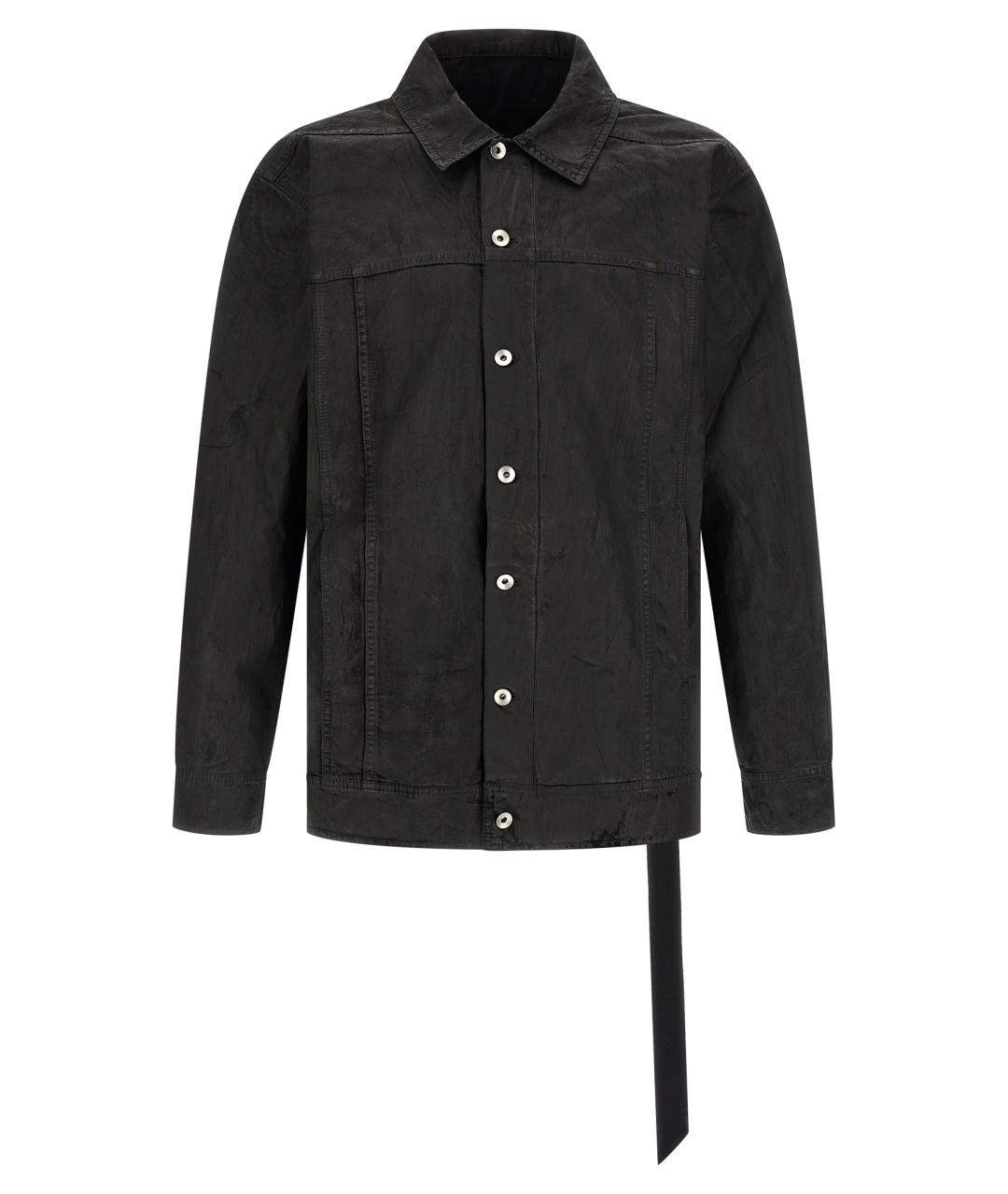 RICK OWENS DRKSHDW Черная хлопковая куртка, фото 1