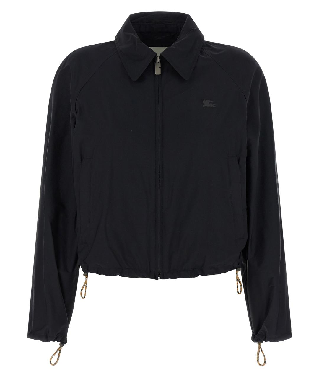 BURBERRY Черная полиамидовая куртка, фото 2