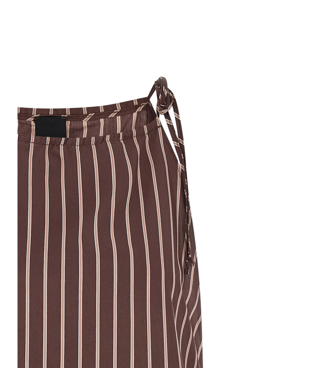 PINKO Коричневая вискозная майка, фото 3