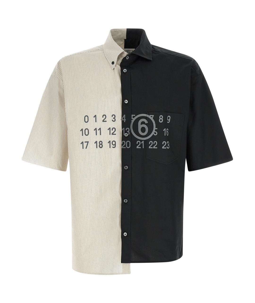 MM6 MAISON MARGIELA Мульти хлопковая кэжуал рубашка, фото 1