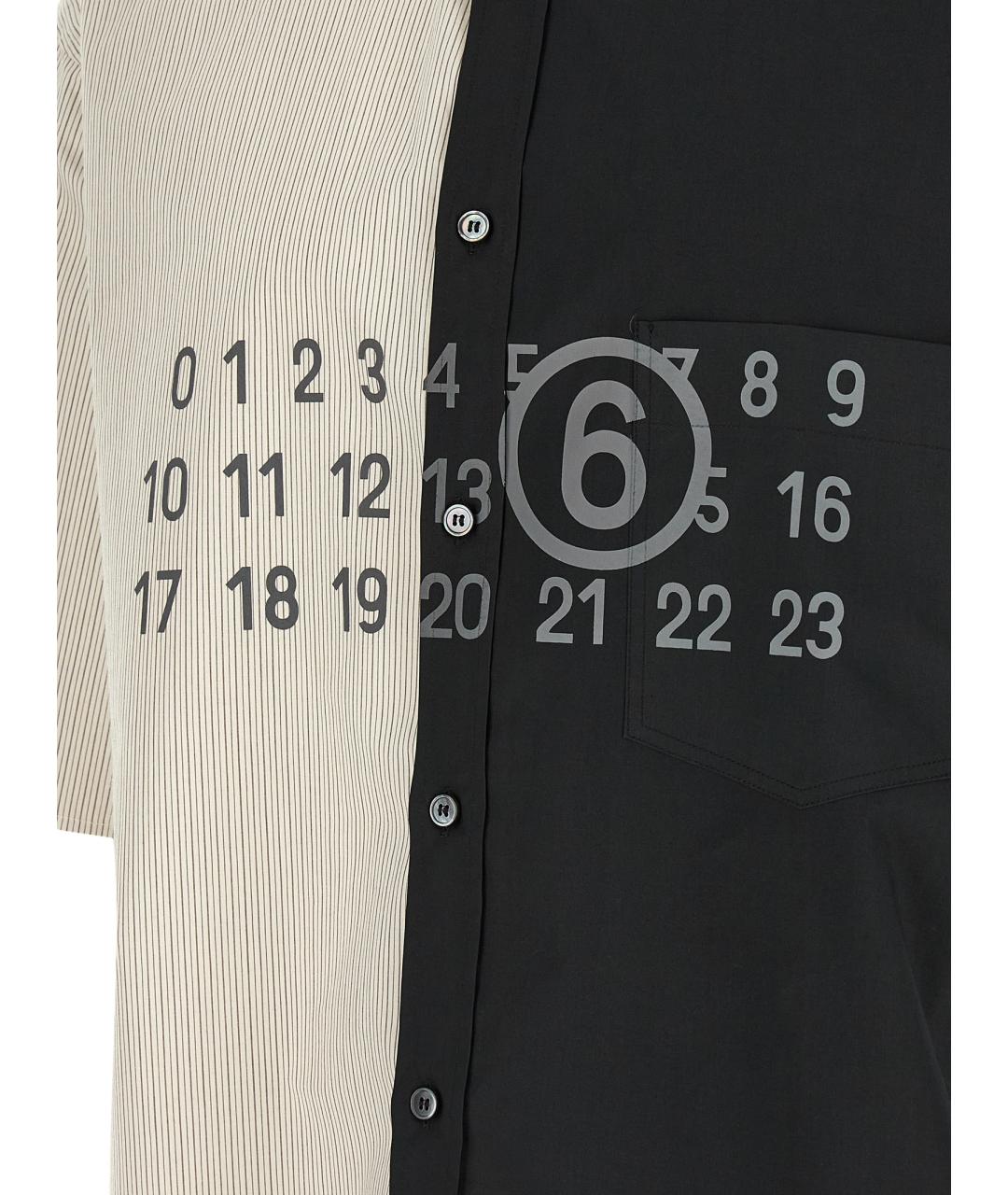 MM6 MAISON MARGIELA Мульти хлопковая кэжуал рубашка, фото 4