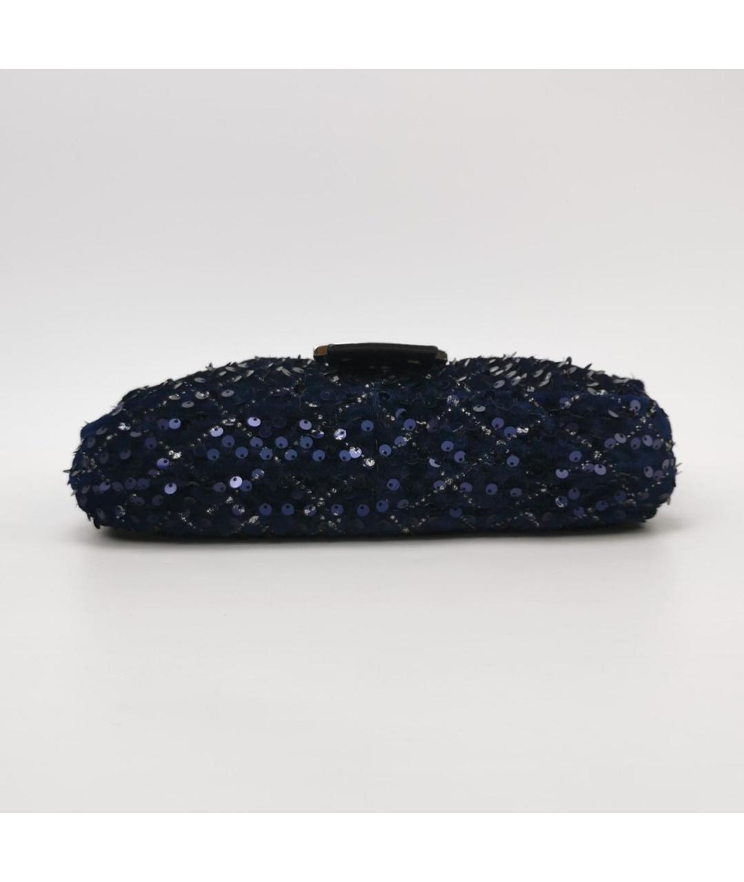 FENDI Темно-синяя сумка через плечо, фото 5