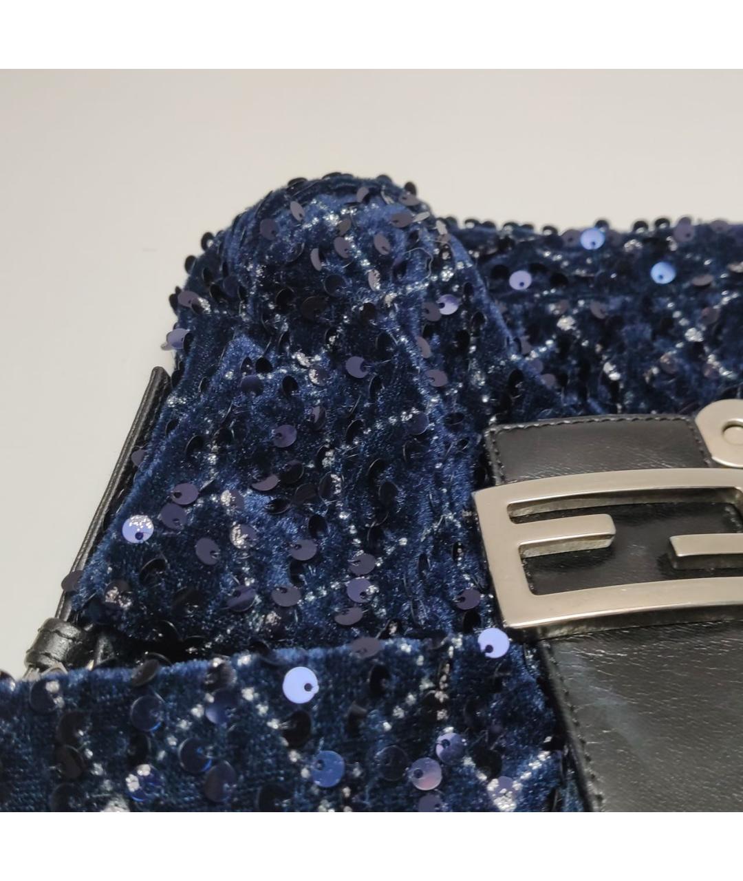 FENDI Темно-синяя сумка через плечо, фото 8
