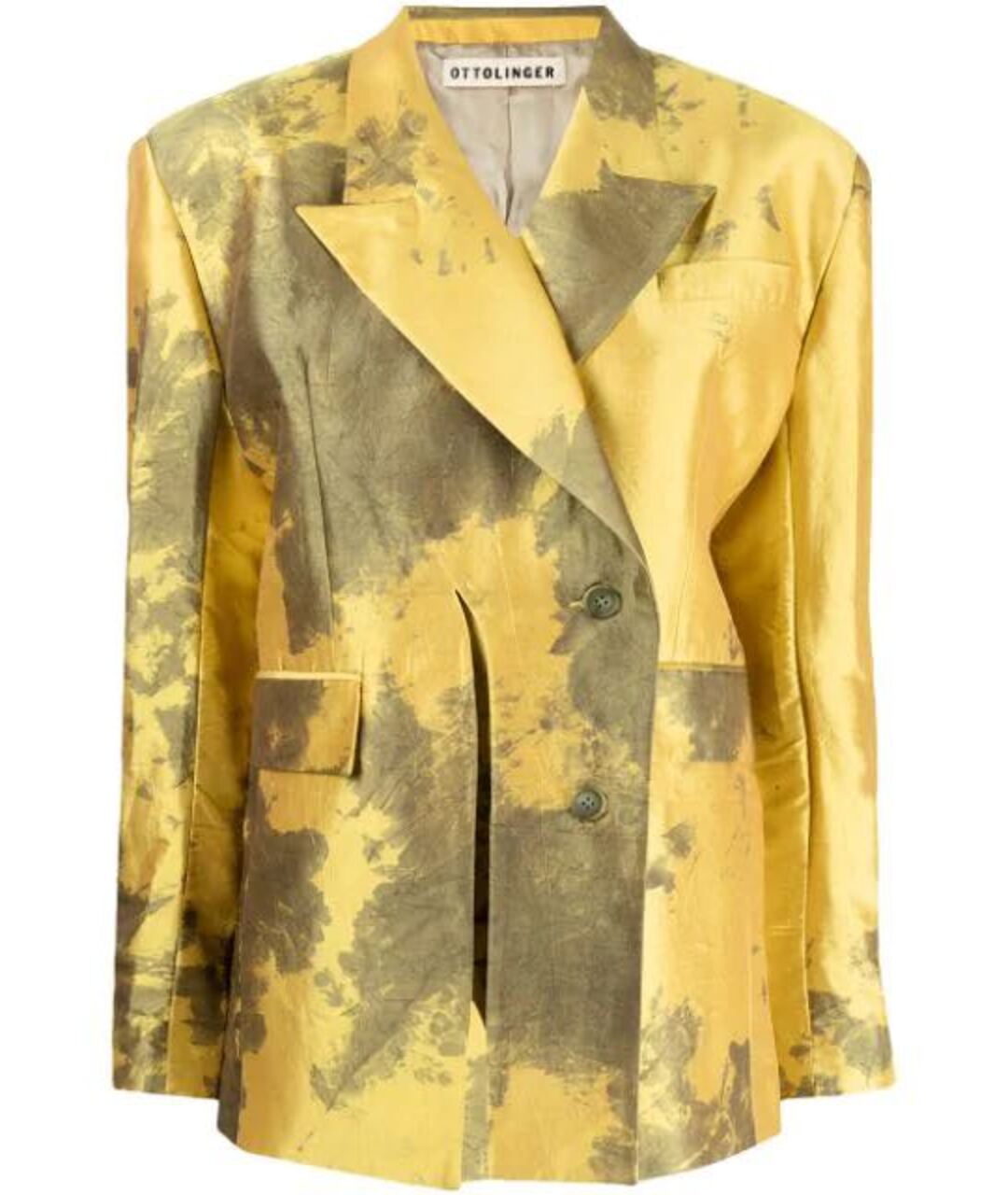 OTTOLINGER Желтый шелковый жакет/пиджак, фото 1