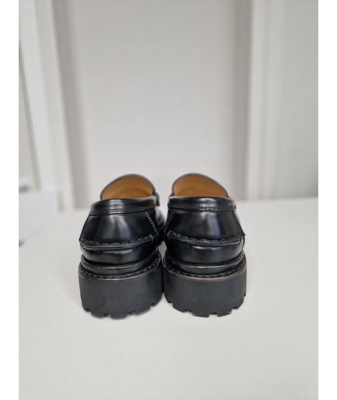 ISABEL MARANT Черные кожаные лоферы, фото 4