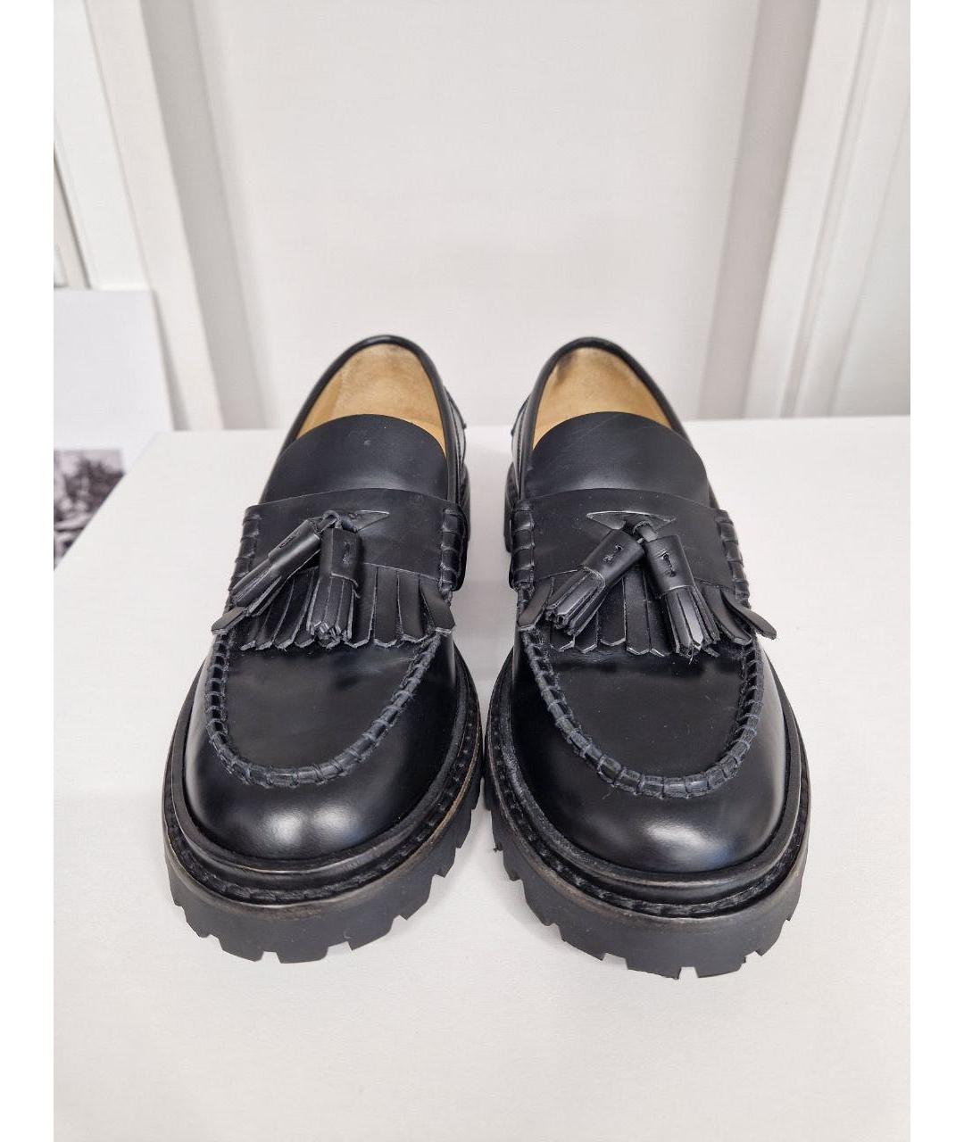 ISABEL MARANT Черные кожаные лоферы, фото 3