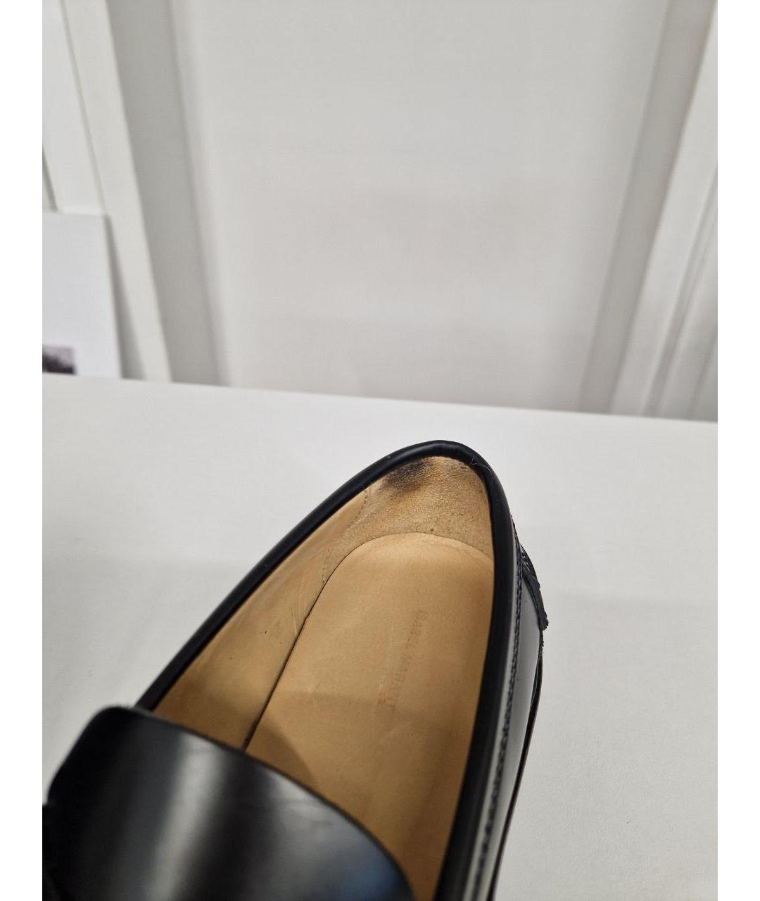 ISABEL MARANT Черные кожаные лоферы, фото 5