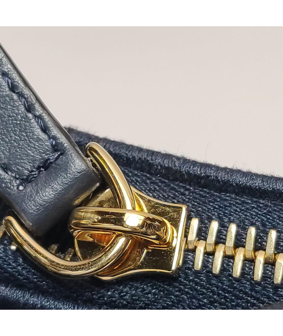 FENDI Темно-синяя жаккардовая сумка через плечо, фото 7