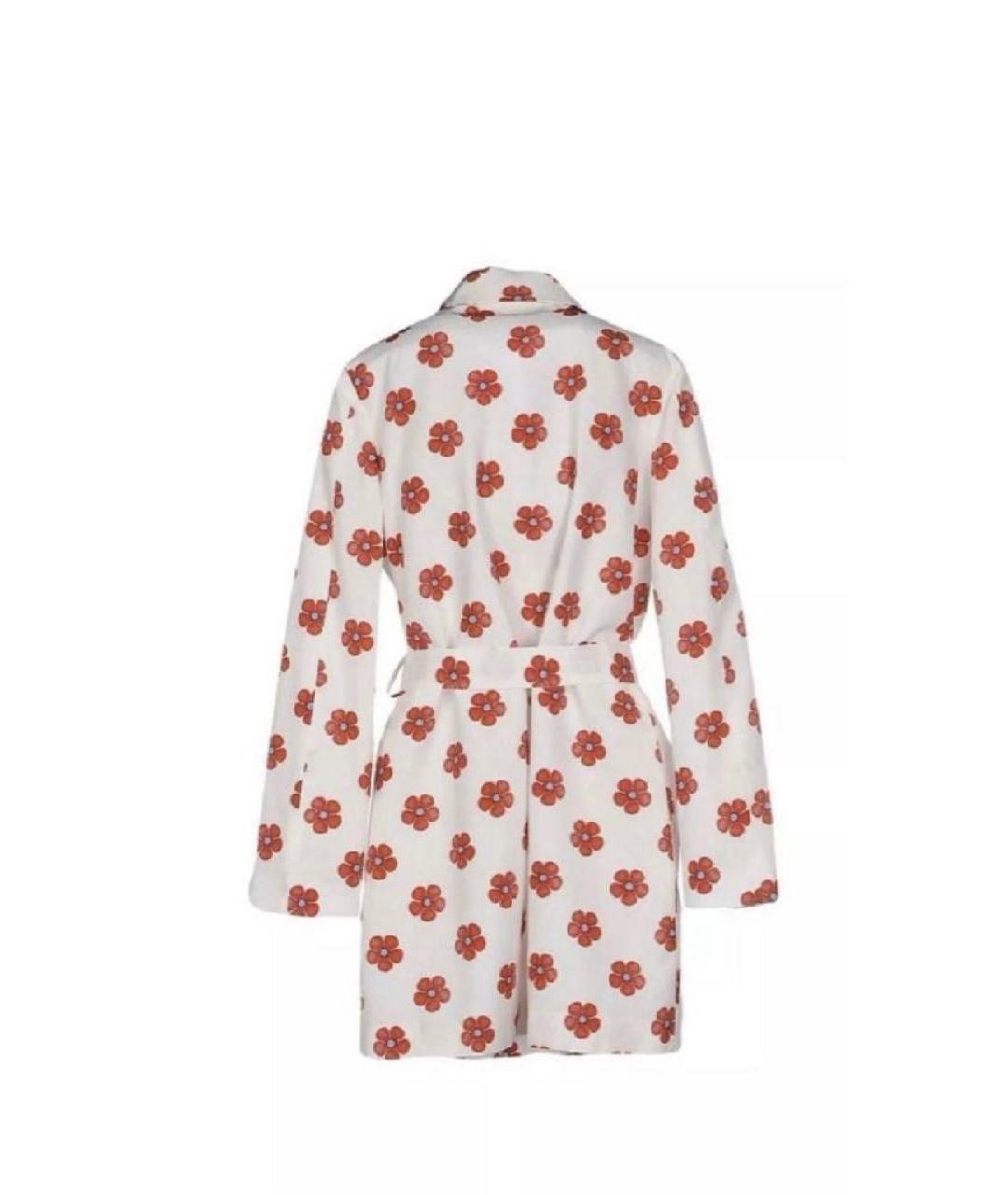 BLUGIRL Белый полиэстеровый тренч/плащ, фото 2