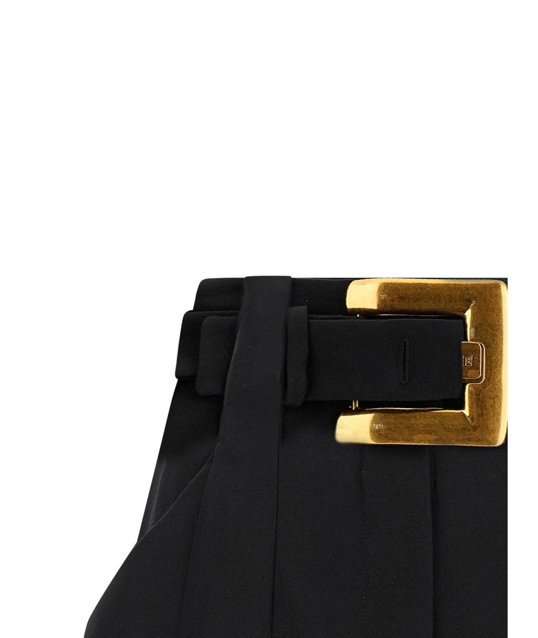 BALMAIN Черные шерстяные шорты, фото 3