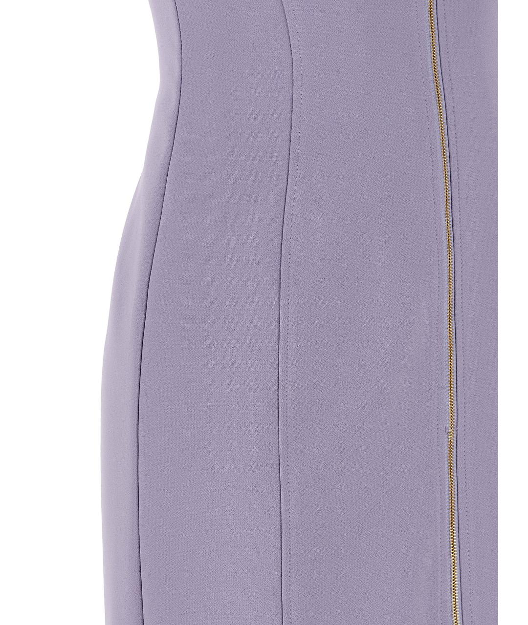 ELISABETTA FRANCHI Фиолетовое повседневное платье, фото 4