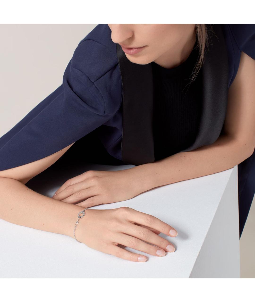 CARTIER Серебрянный браслет из белого золота, фото 2