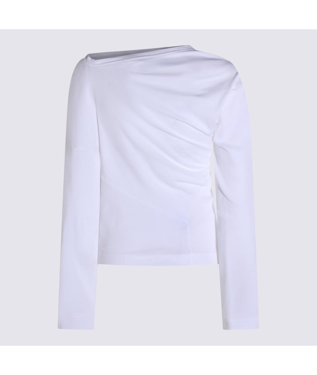 VIVIENNE WESTWOOD Белый хлопковый джемпер / свитер, фото 2