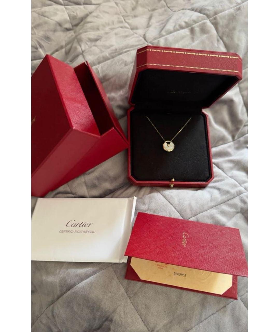 CARTIER Желтое колье из желтого золота, фото 2