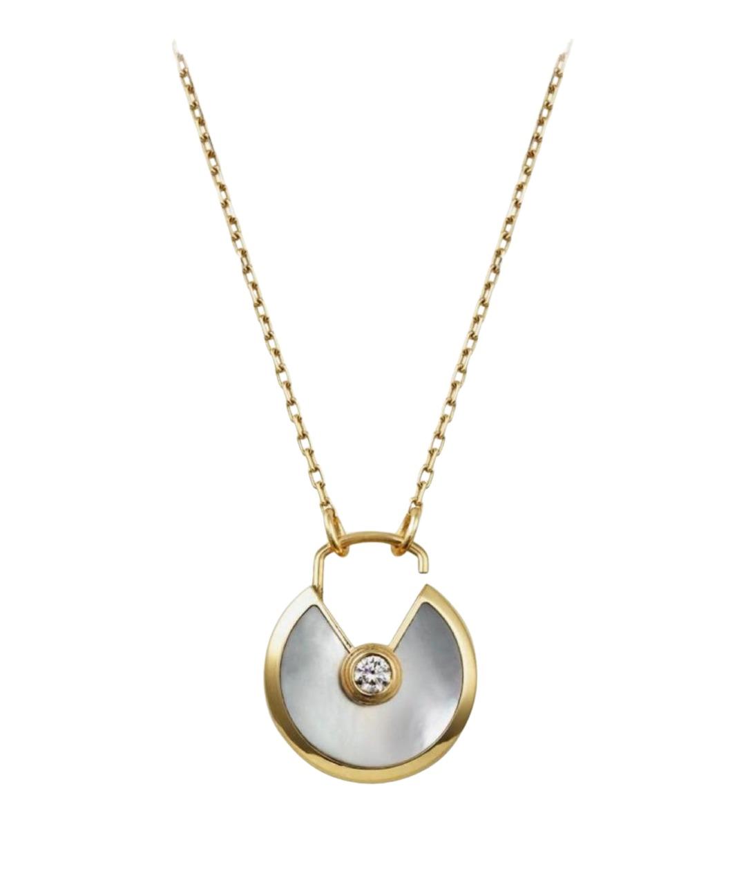 CARTIER Желтое колье из желтого золота, фото 1