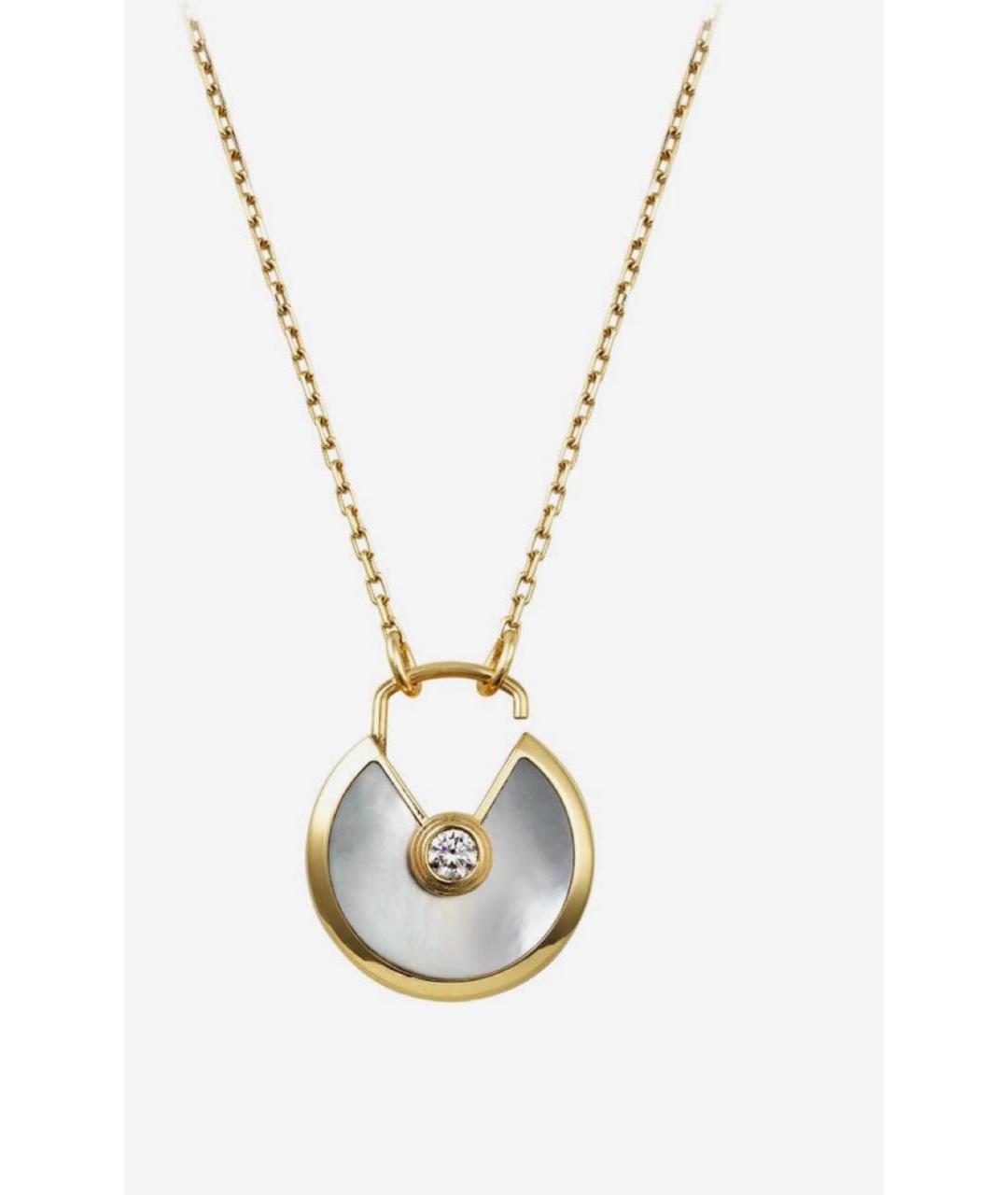 CARTIER Желтое колье из желтого золота, фото 8