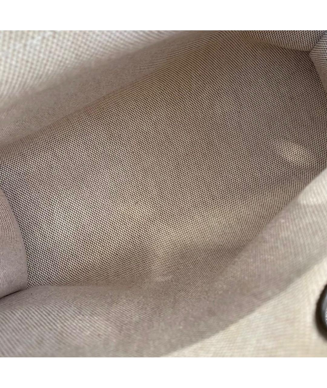 HERMES Красная тканевая сумка тоут, фото 6