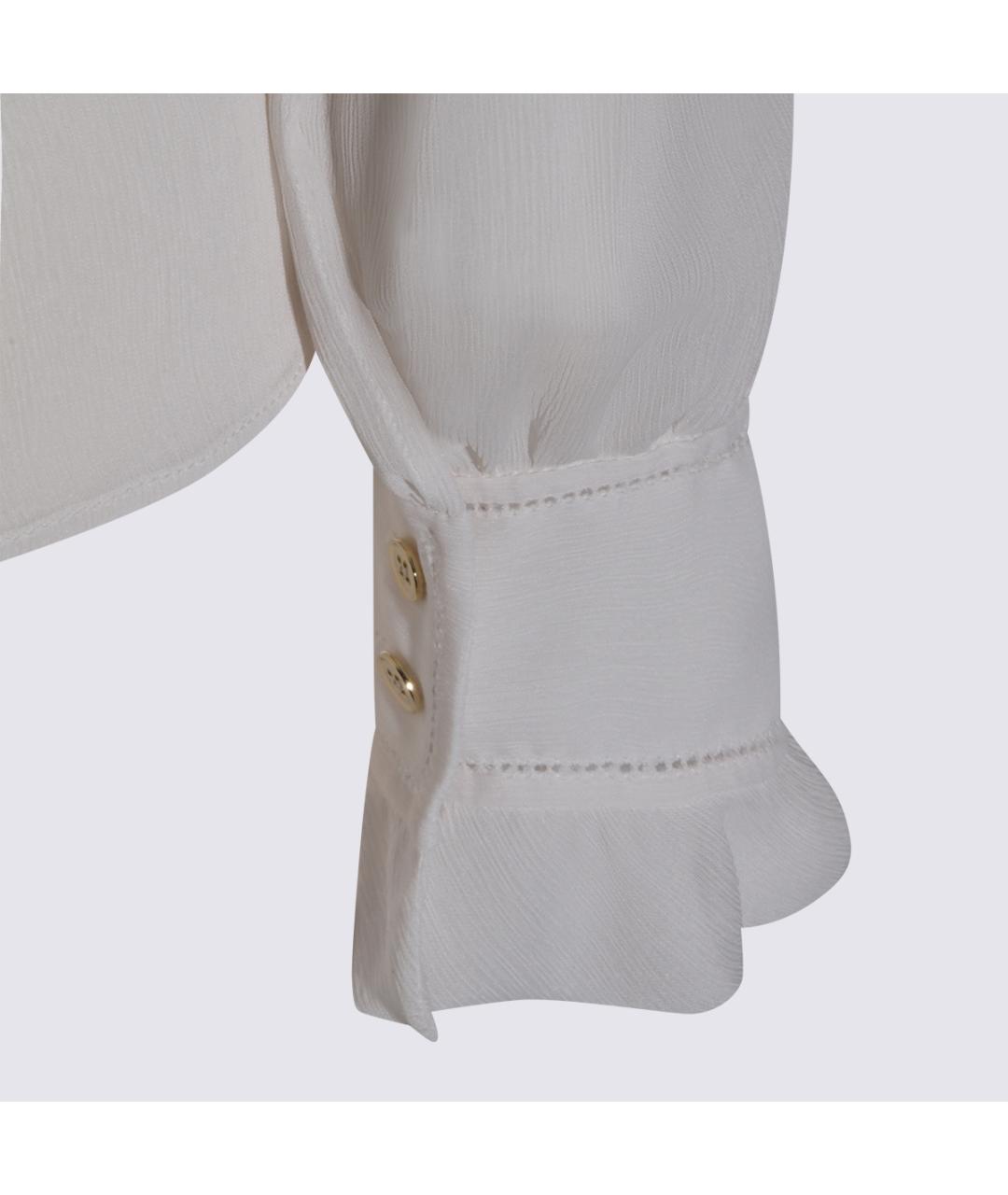 ALBERTA FERRETTI Белая блузы, фото 4